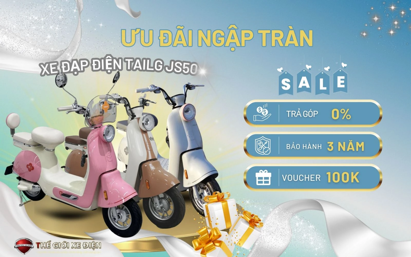 Xe Đạp Điện Tailg Princess JS50