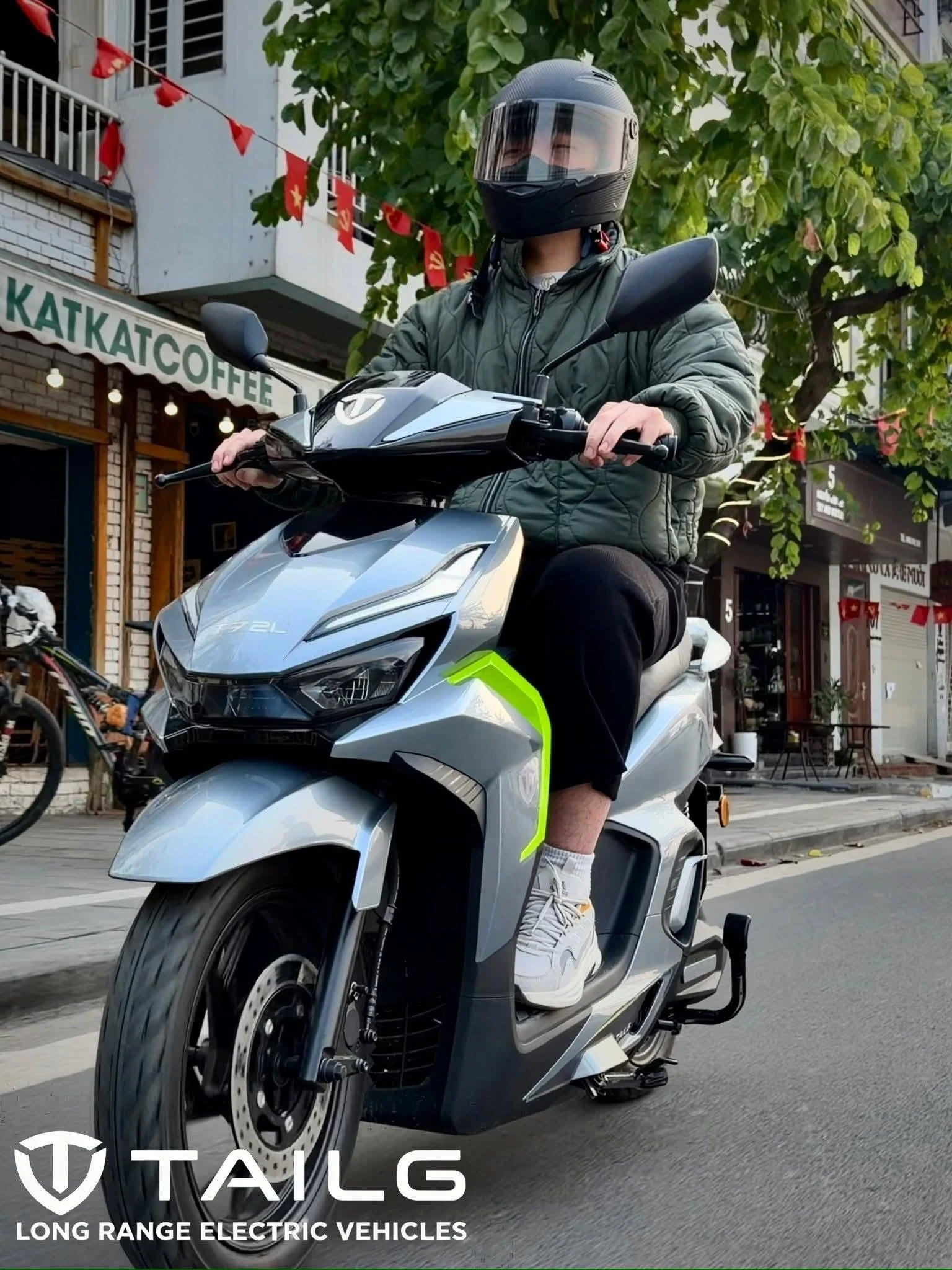 Xe Máy Điện Tailg T72 Pin 72V48A