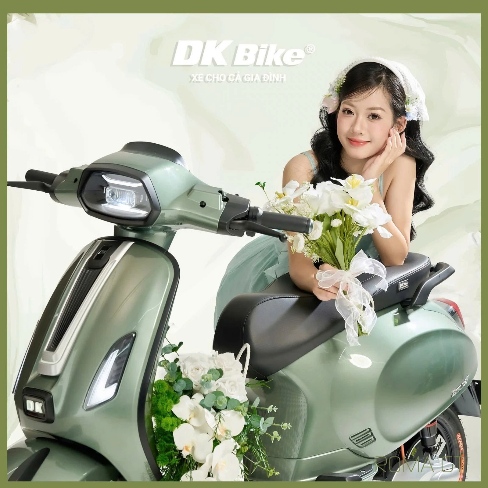 Xe máy điện DK Bike Roma GT New 2025