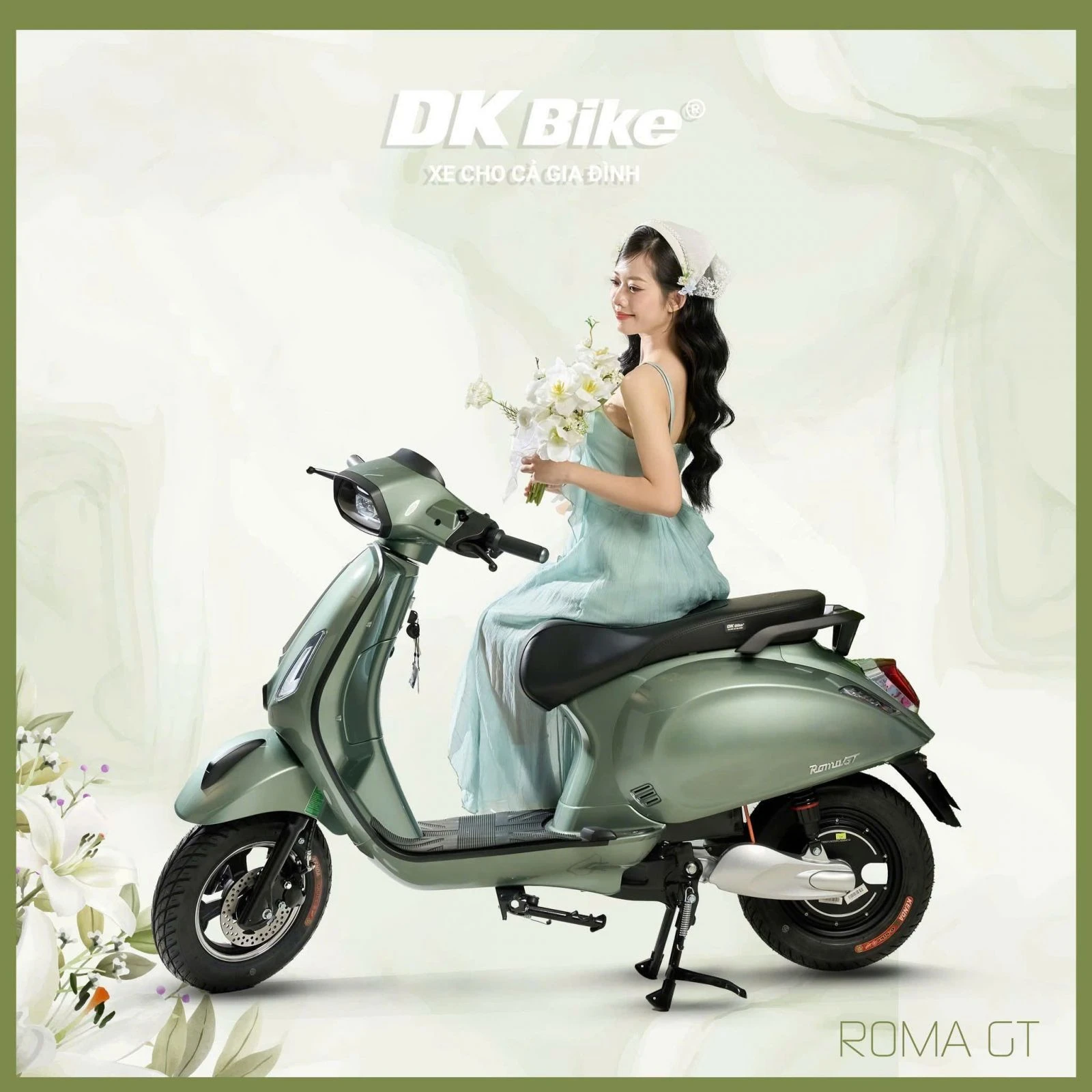 Xe máy điện DK Bike Roma GT New 2025