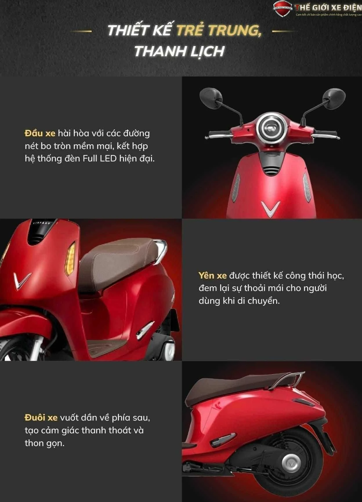 kích thước hợp dáng người vinfast evo 200