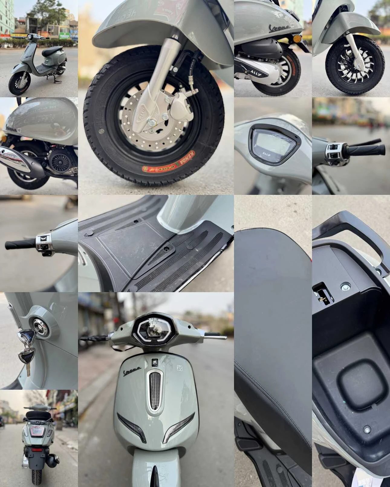 Xe Ga 50cc Ally Vegas S Đèn Vuông