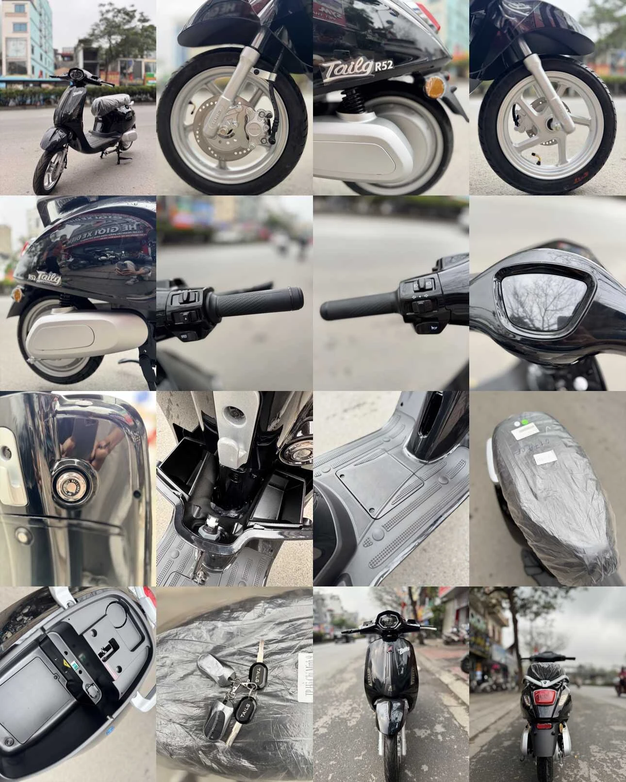 ảnh chi tiết xe máy điện tailg r52