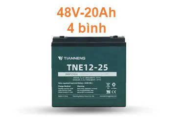 Ắc quy xe máy điện Tianneng 48V - 20AH