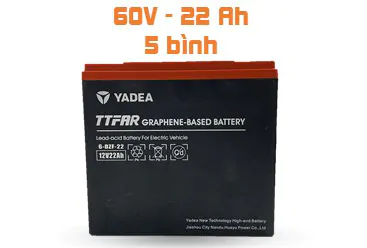 Ắc quy xe điện Yadea 60V - 22AH TTFAR