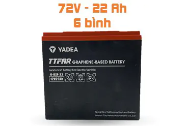 Ắc quy xe điện Yadea 72V - 22AH