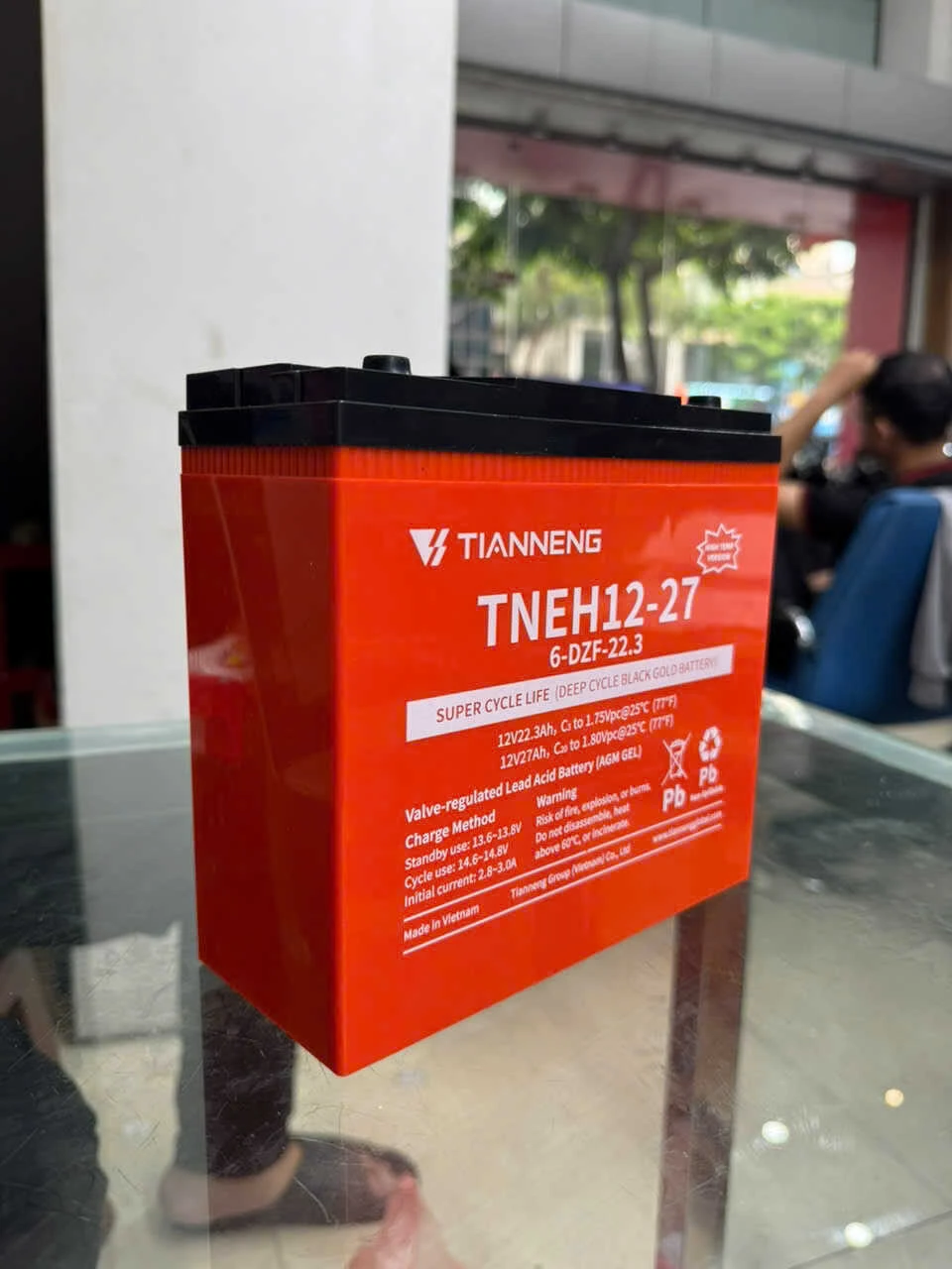 ắc quy xe điện 22.3Ah Tianneng