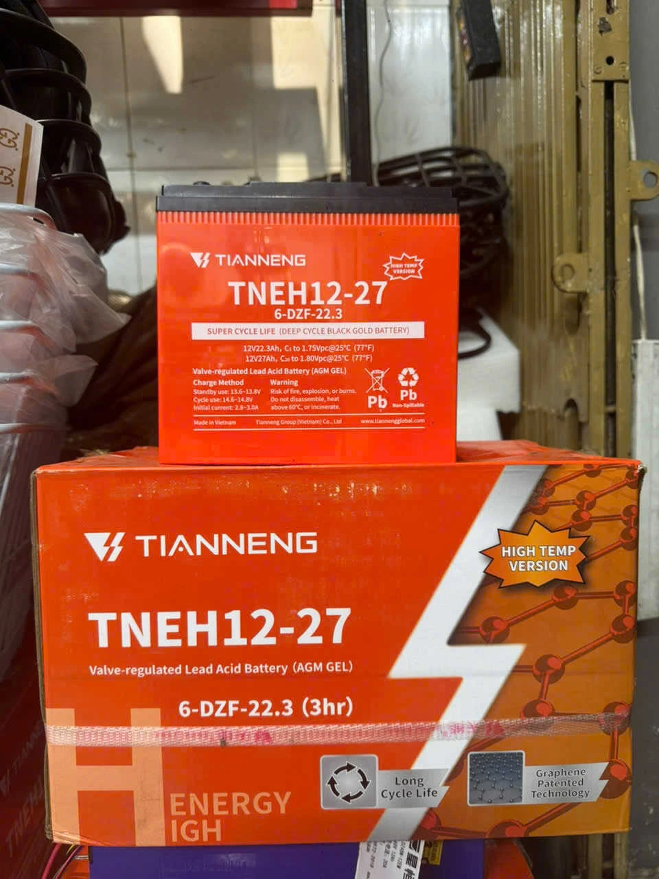ắc quy xe điện 22.3Ah Tianneng