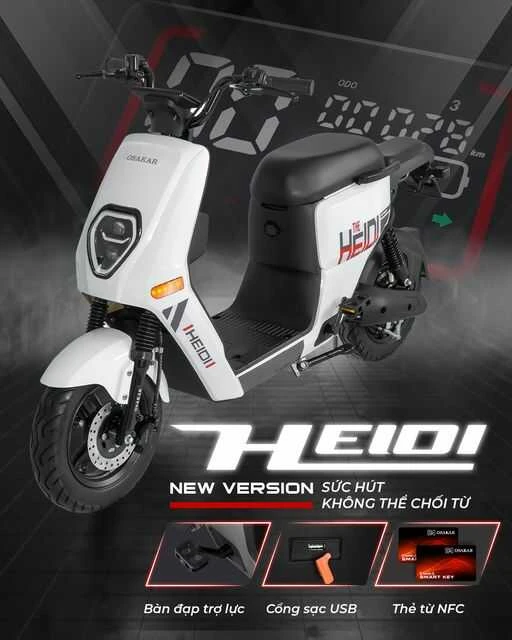 xe đạp điện osakar heidi