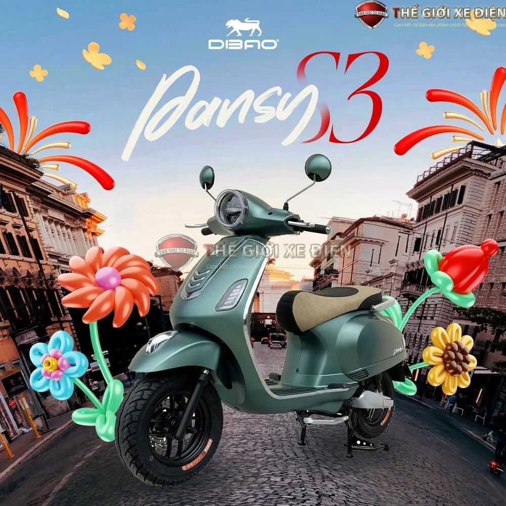 Xe máy điện Vespa Dibao Pansy S3