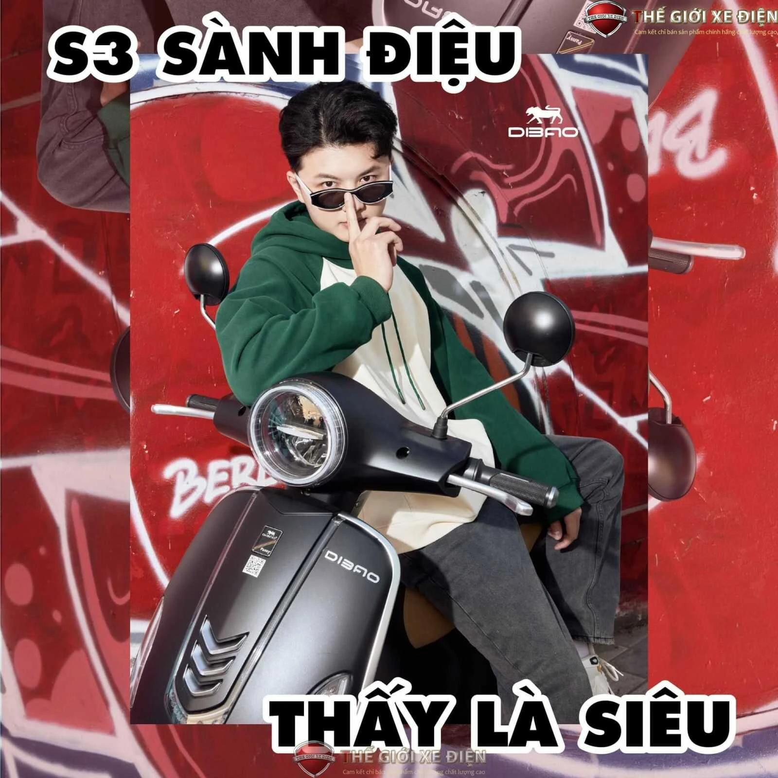 Xe máy điện Vespa Dibao Pansy S3