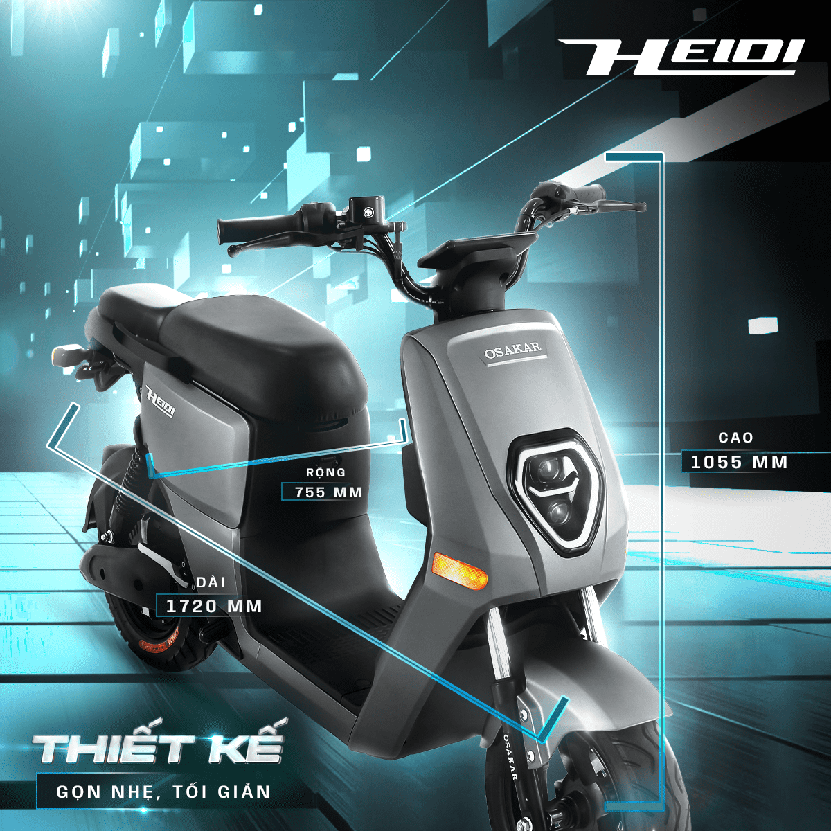 xe đạp điện heidi osakar