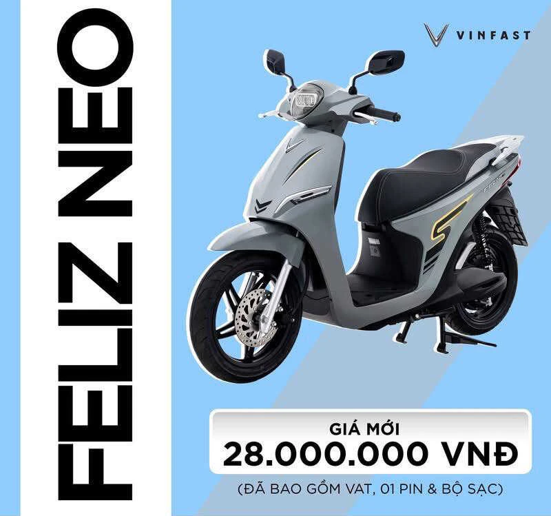 Xe Máy Điện Vinfast Feliz Neo