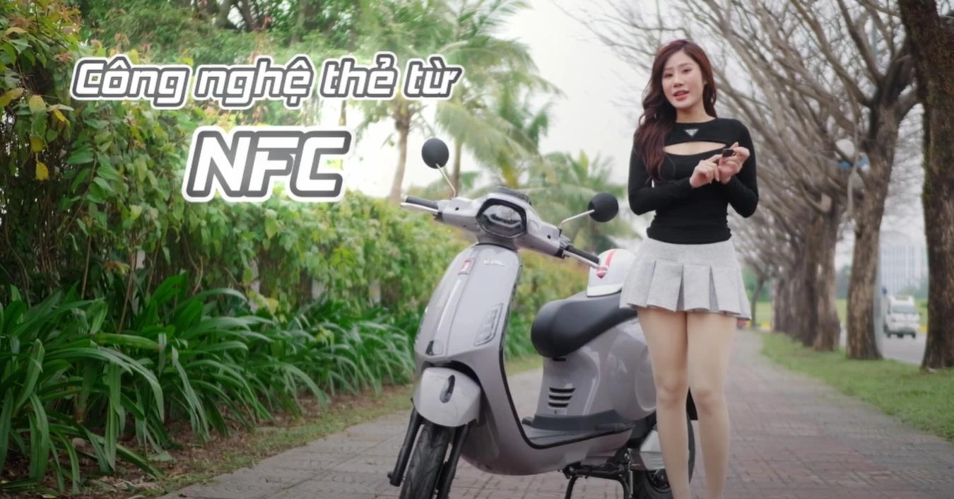 xe máy điện victoria viral pro thẻ từ nfc