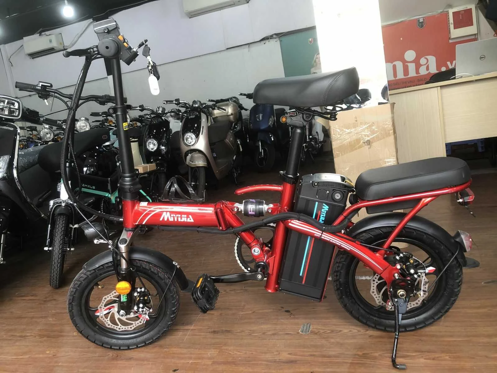 xe đạp điện gấp Miyijia