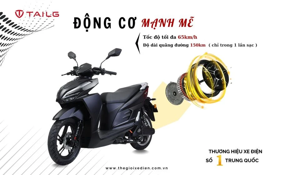 động cơ qs motor 2000w của Tailg T71